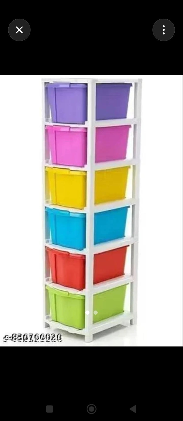 5 Layer Modular Plastic Storage Drawer Organizer Rack